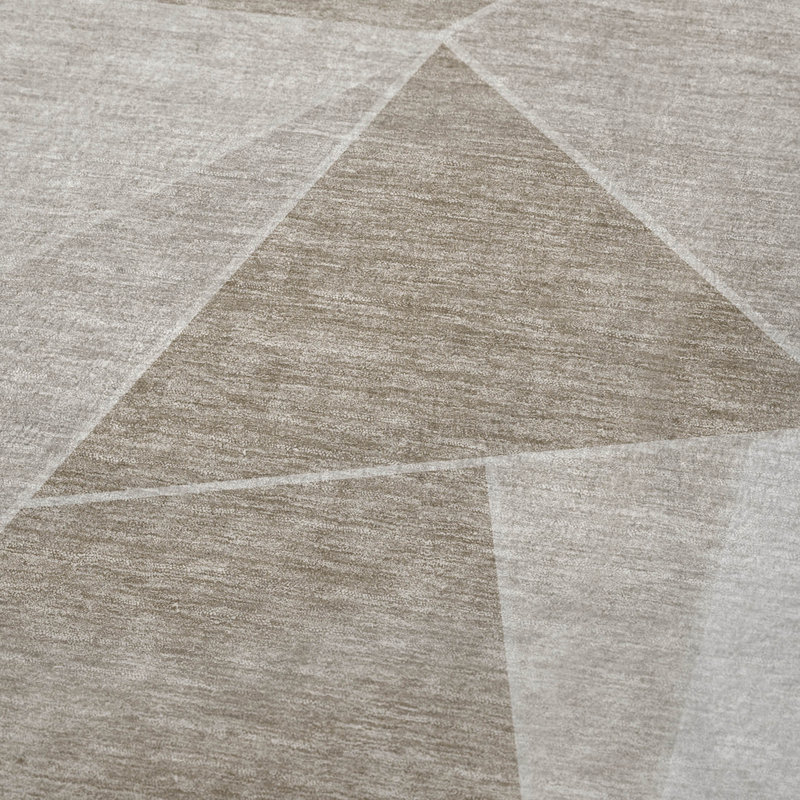 Jeté en sherpa Addison, Motifs géométriques gris