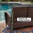 Outdoor Wicker Loveseat With Coffee Table And Cushions-1414848947