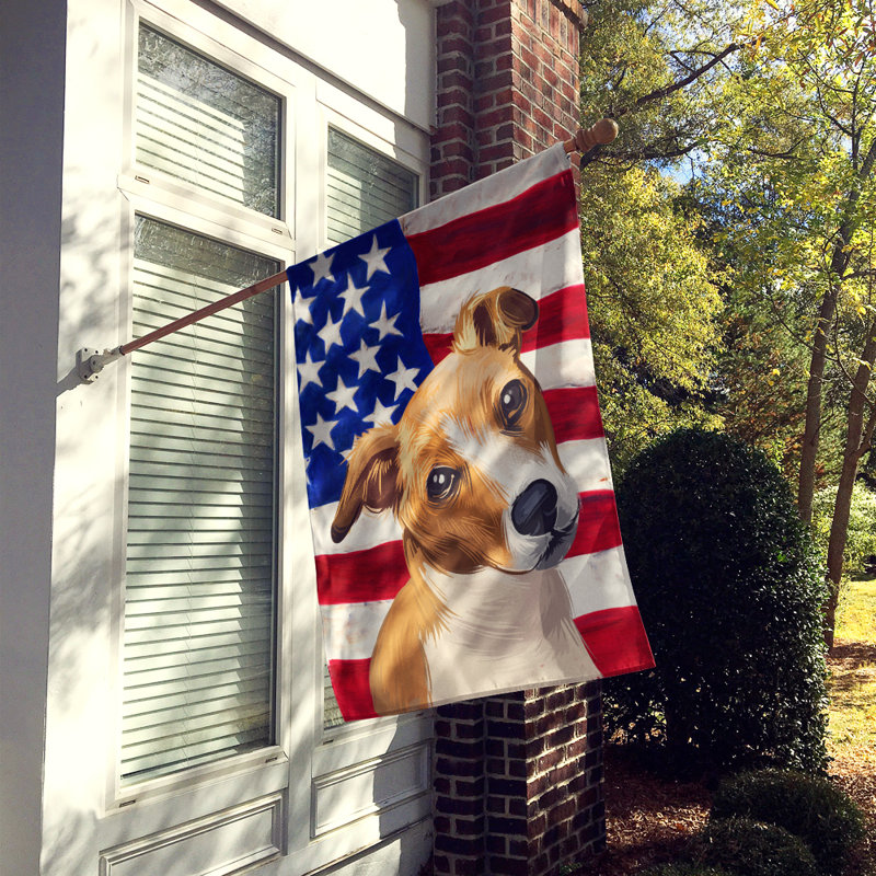 Polyester à 2 côtés 28 x 40 po drapeau maison, Plummer Terrier