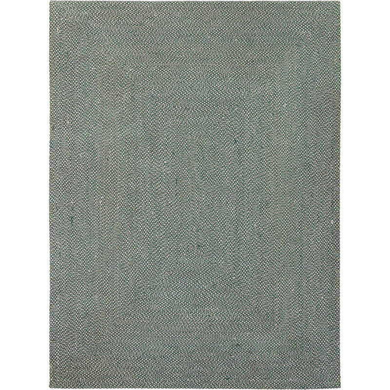 Tapis contemporain Aideen - vert, Rectangle 9 pi x 12 pi