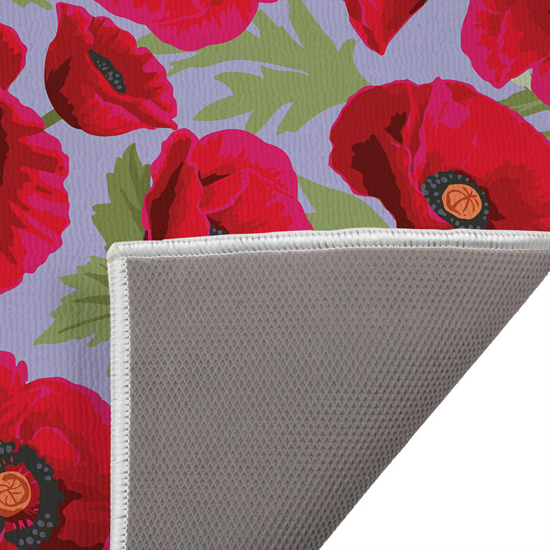 Tapis de bain Myah Poppie, Pervenche, Simple - L 34 po x l 21 po