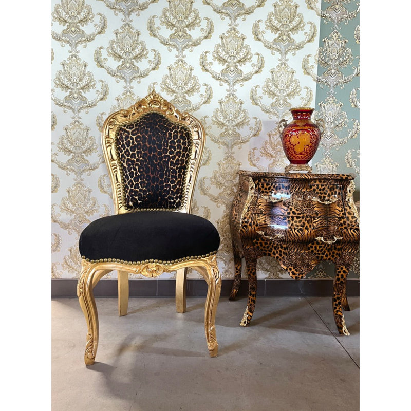 Upholstered Accent Chair, Black