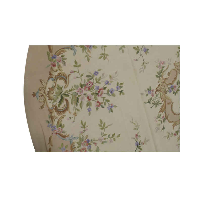 Wool Floral Area Rug
