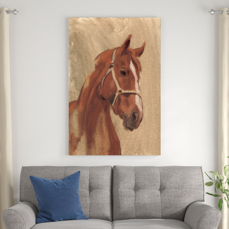 Thoroughbred II, H 48 po x l 32 po