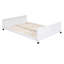 Lit double superposé au dessus d'un lit double avec bureau, blanc-1129700010
