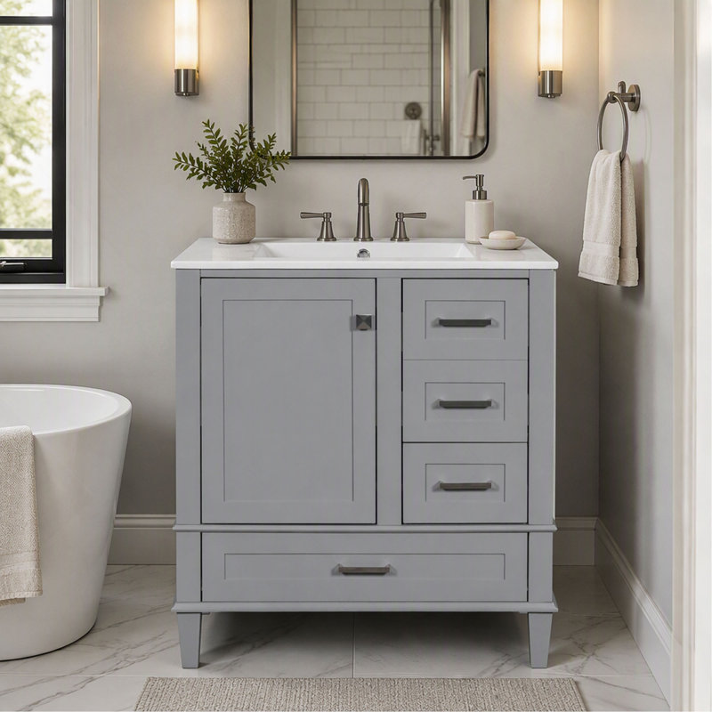 18.3'' Bathroom Vanity Base Only