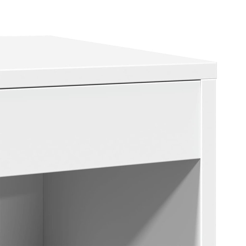 Engineered Wood Litter Box Enclosure, White