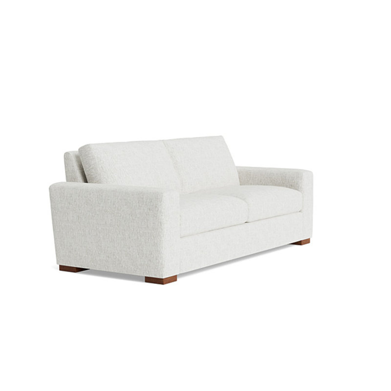 Couch Potato Sofa (85"), Performance Weave - Snow