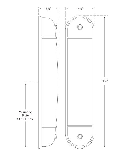 Thomas O'Brien Selecta Long Sconce, Polished Nickel