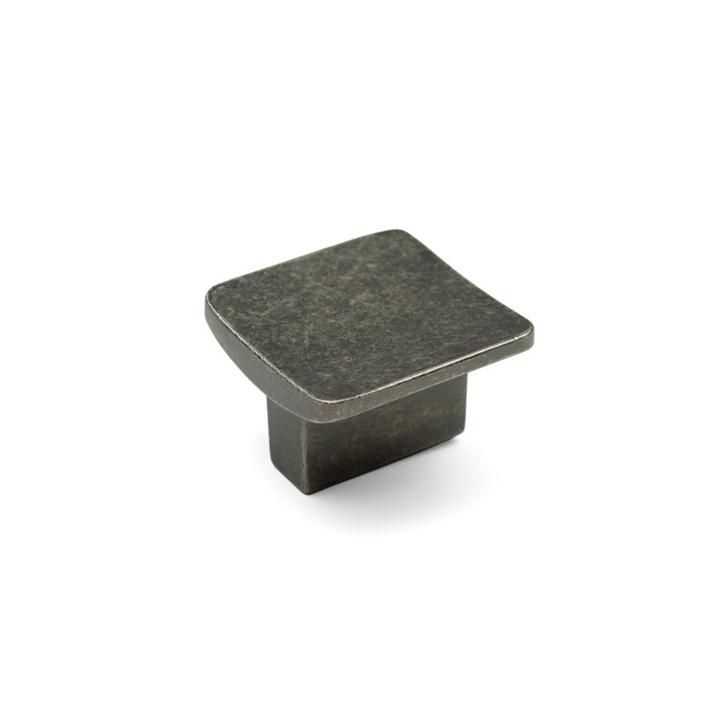 32mm Antique Pewter Square Knob