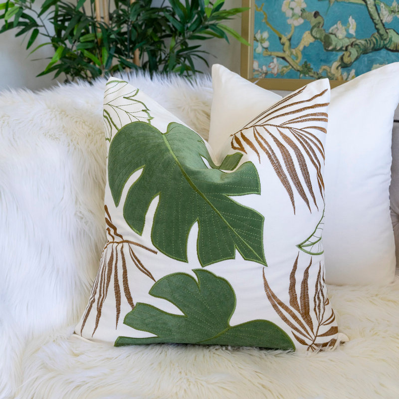 Coussin décoratif Autumn Vibes, Vert
