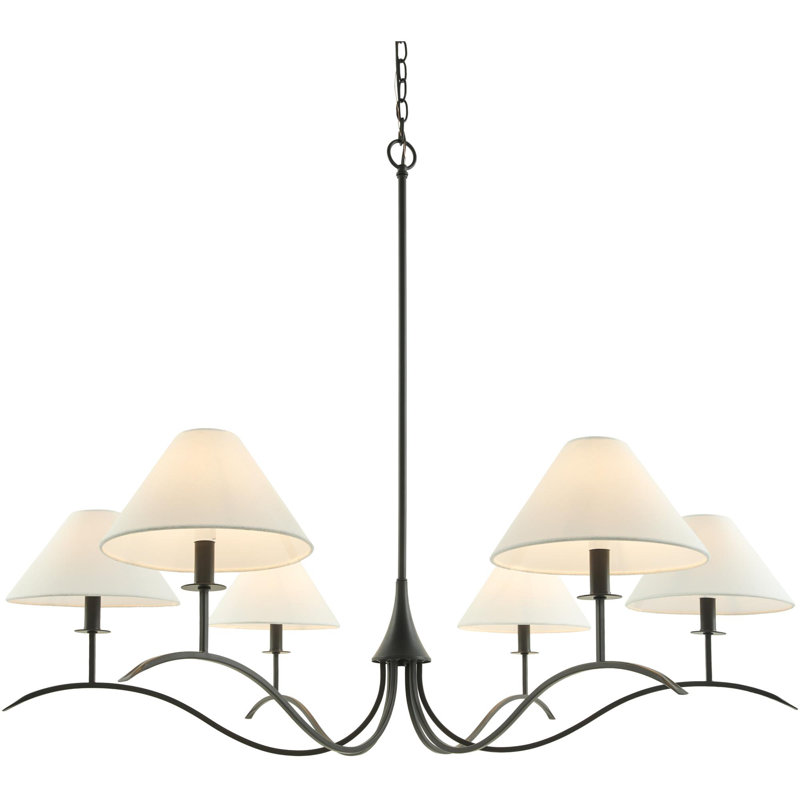 Iron 6-Light Chandelier
