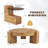 2-Piece Modern Round Nesting Coffee Table Set For Home & Apartment-891189533-891189530
