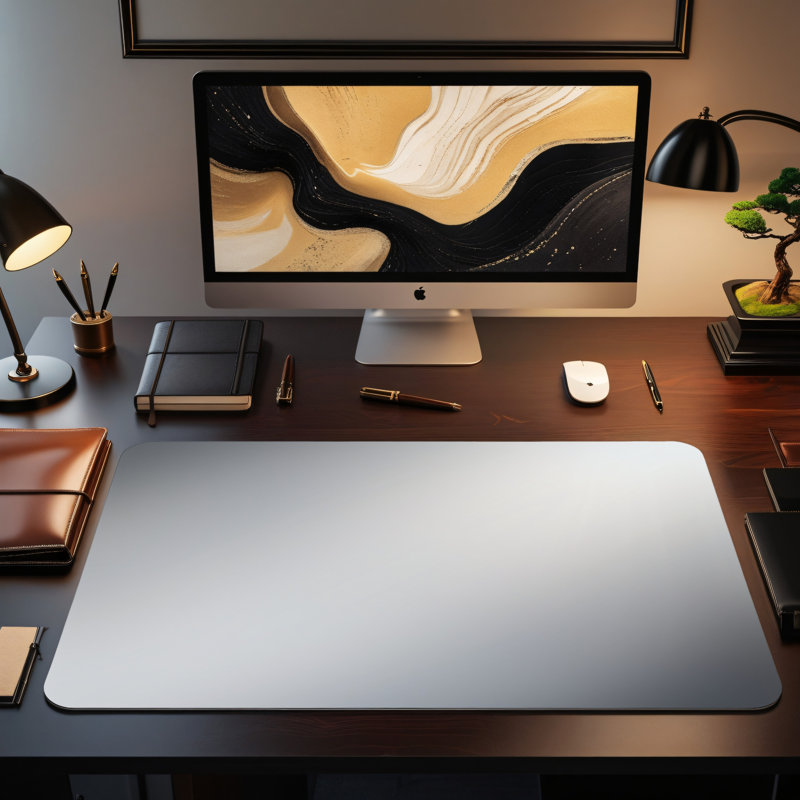 Polyester Desk Pad, 23.6x13.8