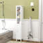 Tall Bathroom Storage Cabinet,1 Doors Freestanding Cabinet