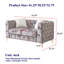 62,2 pouces avec velours doux, capitonnage à boutons, 2 coussins colorés, pieds en métal, structure en bois massif, confortable pour trois chambres idéales, 62,2 pouces, tissu en velours, 750 livres,-831642724