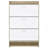 Kyla White 3-Tier Engineered Wood Shoe Cabinet-1695498193