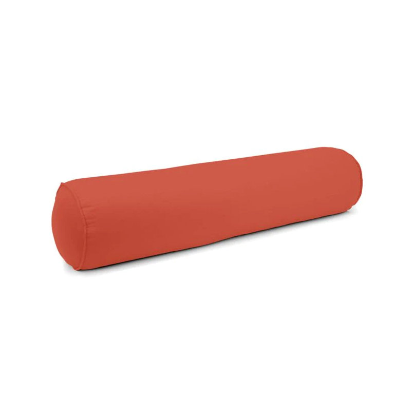 Bolster Indoor/Outdoor Pillow Cover & Insert, Melon, 8" x 24"