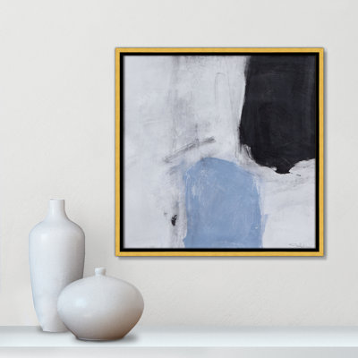 Du bleu poudre à l'impression onyx par Casa Fine Arts