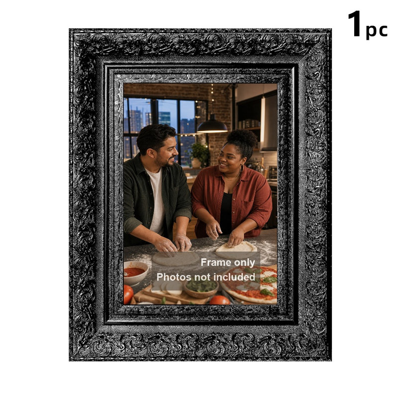 Cadre de table noir 1 PC 5 "x 7" avec affichage horizontal ou vertical