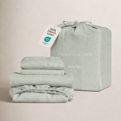 Clara 100% French Linen Sheet Set