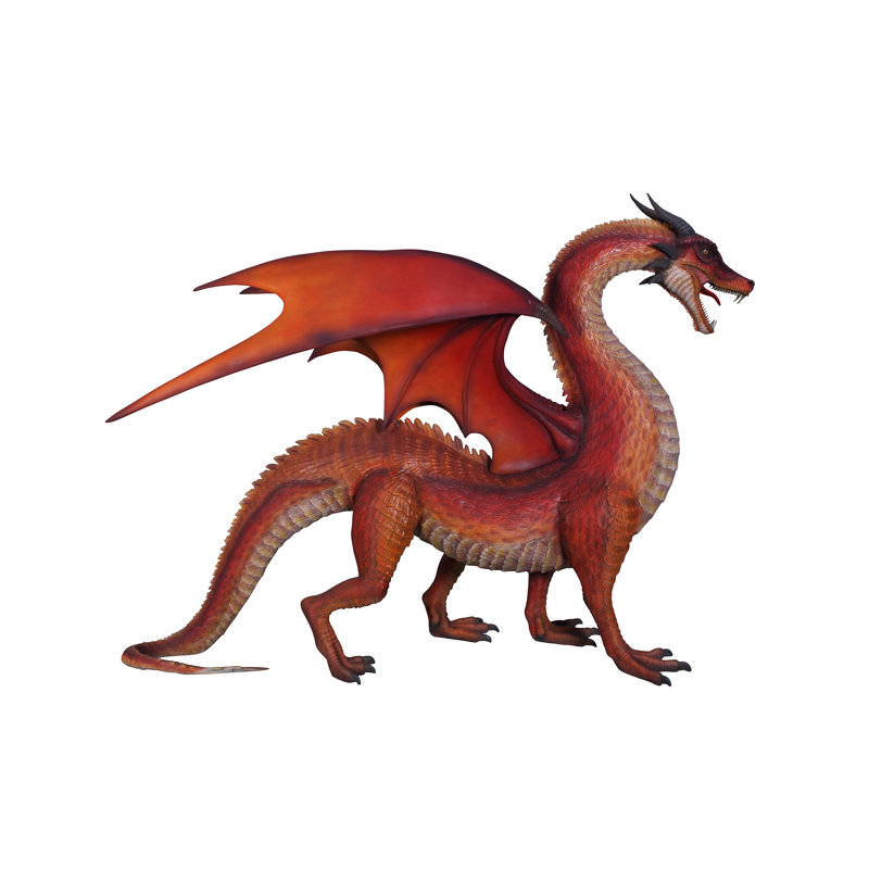 Welsh Dragons Monument-Sized Statue