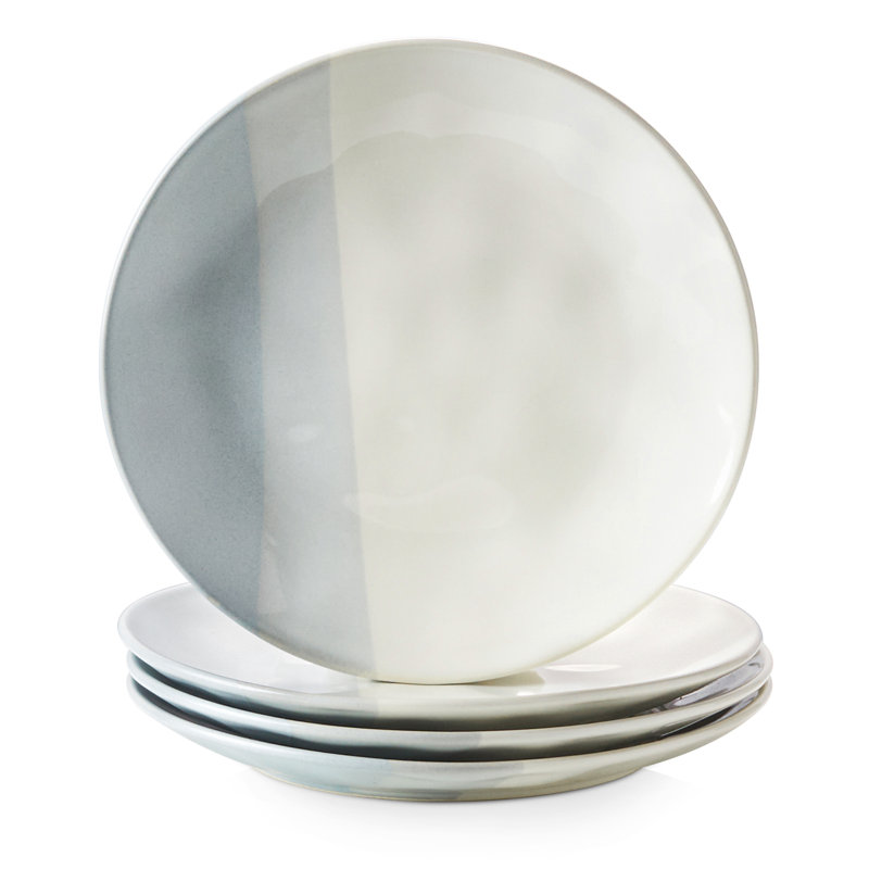 Assiette plate en porcelaine 10 po Alyisha