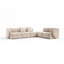 6 Seater Velvet Sofa & Chaise-97826785