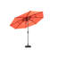 Parasol à 3 niveaux en aluminium 10 pi pour pelouse - Pour la piscine, la cour arrière orange, la terrasse de la piscine-420511173