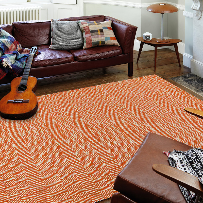 Mosig Geometric Flatweave Area Rug, Rectangle 100 x 150cm