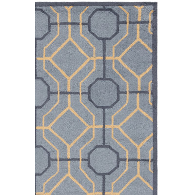 Naya Hand Hooked Performance Geometric Rug