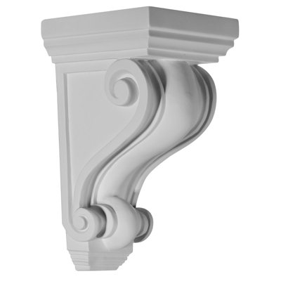 Support / corbeau en uréthane H 9,5 po x l 5,25 po x P 5,25 po
