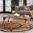 Handmade Walnut Solid Wood Coffee Table-125121256