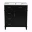 Meuble-lavabo de rangement avec lavabo en céramique-906225386