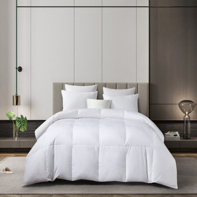 Martha Stewart White Down Comforter, 650 Fill Power, Made in USA