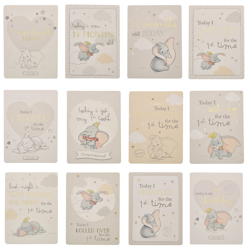 Dumbo Milestone Card Set