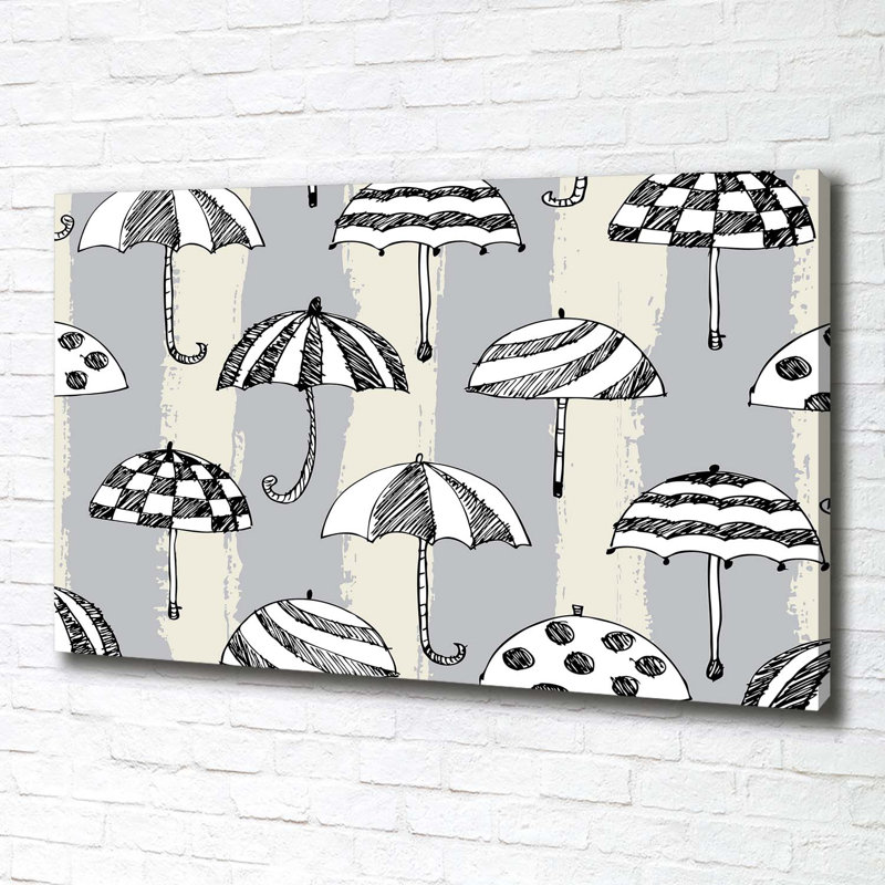 Umbrellas - Wrapped Canvas Print