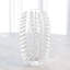 Vase à franges transparent