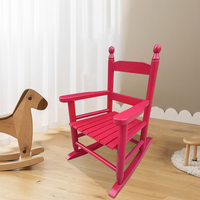 Siège à bascule Rose Red - Convient à tous les espaces intérieurs et extérieurs.