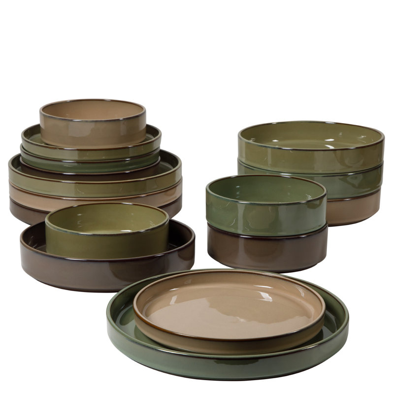 Service de table en terre cuite Santorini - Service pour 4, Prairie