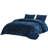 Diamond Stitch Reversible Plush Distressed Velvet Quilt Set-1948336684-1963264249