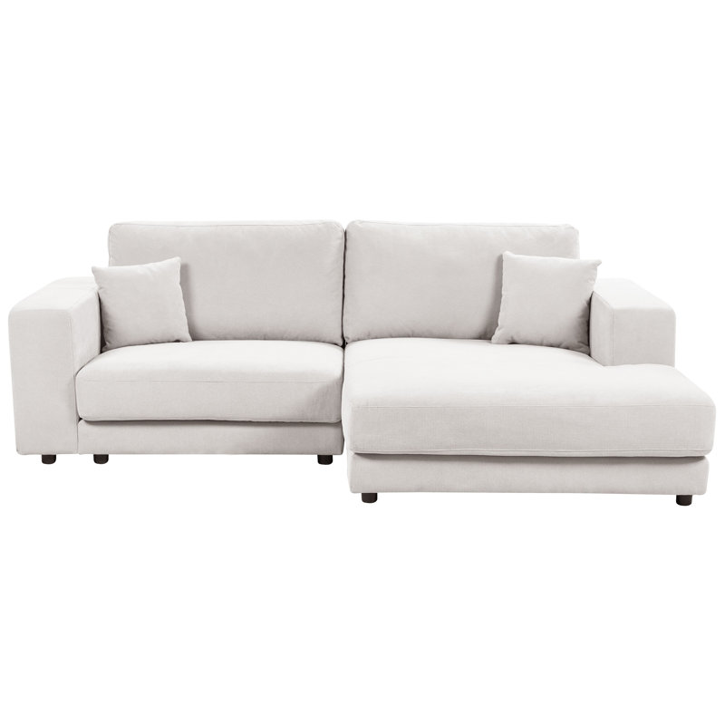 Anayla 3 Seater Corner Sofa , Left Hand Facing, White