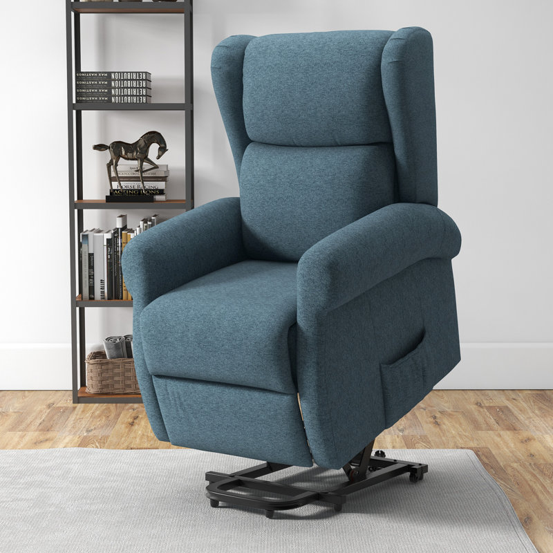 Fauteuil inclinable recouvert de tissu d'ameublement par william