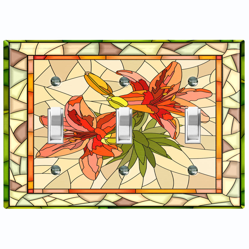 Plaque murale à 3 bandes Lily