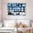 Abstract Square Mirrors Canvas Print-1886095154