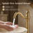 Single-Handle Single Hole Swivel Spout Bathroom Vessel Sink Faucet With Pop-Up Drain Assembly-115707342