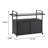 Outdoor Wicker Bar Cart(No Include Stool)