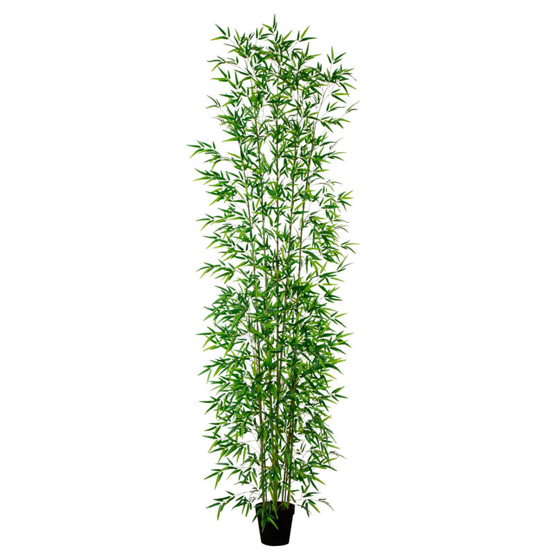 144'' Faux Bamboo Tree in Pot Liner