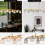 Cristal pour la cuisine - pièce décorative de style rétro en or industriel mat
