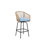 Outdoor Bar Stools Set Of 4, 4-Piece Patio Bar Stools With Armrests, All Weather Rattan Bar Chairs With Backrest, Wicker Bar Stools-247564913